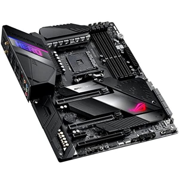 asus rog x570 crosshair viii hero wi fi atx motherboard with pcie 40 1 2