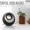 creative pebble v3 minimalistic 20 usb c desktop speakers with usb audio 1 1