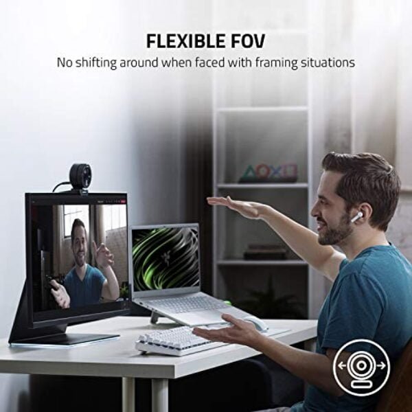 razer kiyo pro streaming webcam full hd 1080p 60fps adaptive light sensor 3