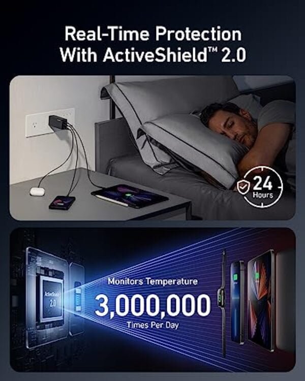 anker usb c charger anker 737 charger ganprime 120w pps 3 port fast compact 3