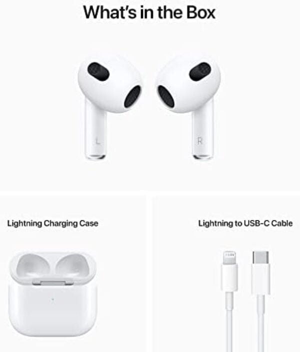 apple airpods 3rd generation wireless earbuds with lightning charging case 5