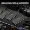 corsair dominator platinum rgb ddr5 ram 32gb 2x16gb 6400mhz cl32 intel xmp 1