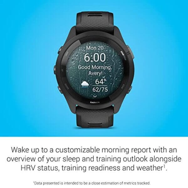 garmin forerunner 265 running smartwatch colorful amoled display training 5