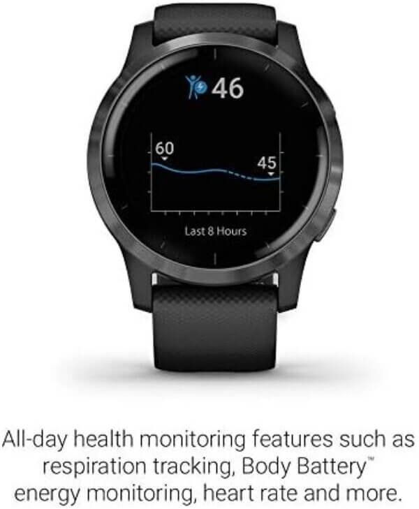 garmin vivoactive 4 gps smartwatch features music body energy monitoring 1 3