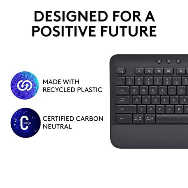 logitech signature k650 comfort full size wireless keyboard with wrist rest 1 4