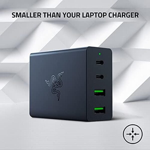 razer usb c 130w gan charger portable powerhouse small and mighty charge 1