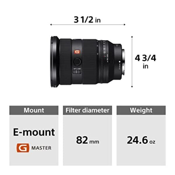 sony fe 24 70mm f28 gm ii lens black 1