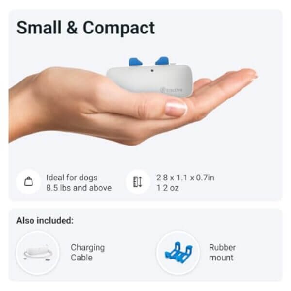 tractive gps pet tracker for dogs waterproof gps location smart activity 1