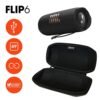 jbl flip 6 waterproof portable speaker bundle with gsport carbon fiber case 1