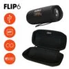 jbl flip 6 waterproof portable speaker bundle with gsport carbon fiber case 1