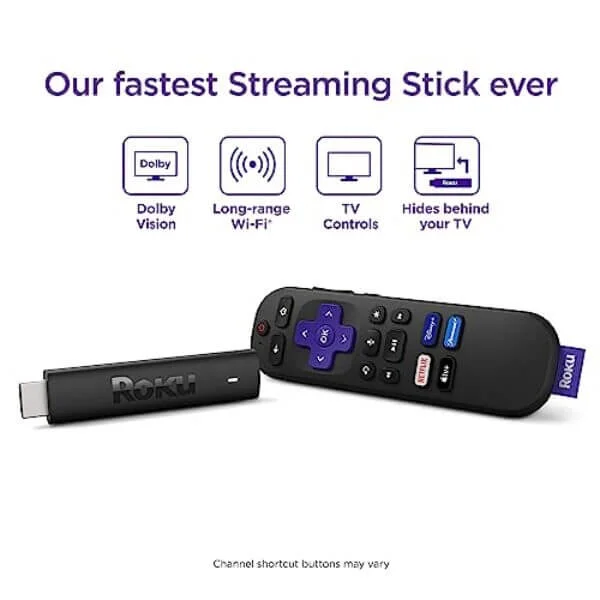 roku streaming stick 4k portable roku streaming device 4k hdr dolby vision 1 1