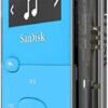 sandisk 8gb clip jam mp3 player blue microsd card slot and fm radio 1 1
